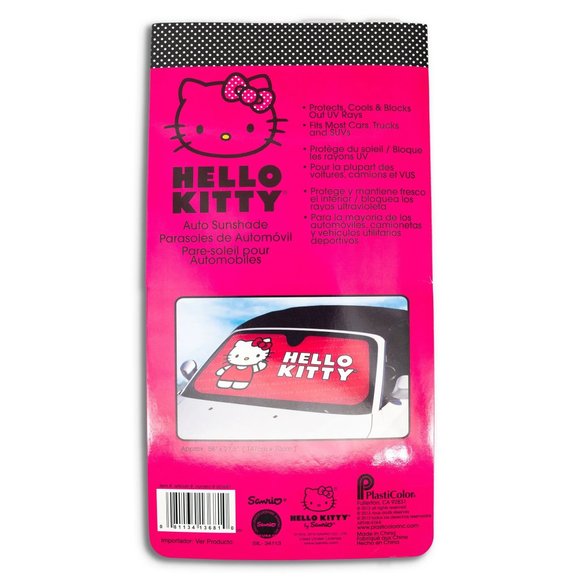 Hello Kitty Sanrio Red Auto Sunshade - Picture 4 of 4